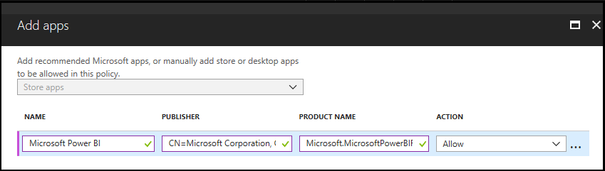 Add Store app